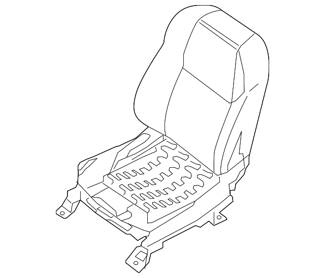 20162018 Nissan Maxima Seat Back Assembly 876514RD0B Nissan Parts Plus