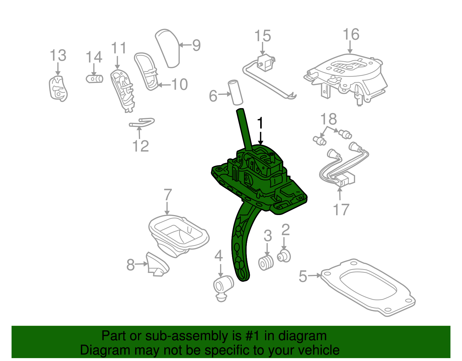 Automatic Transmission Control Base - GM (92204637)