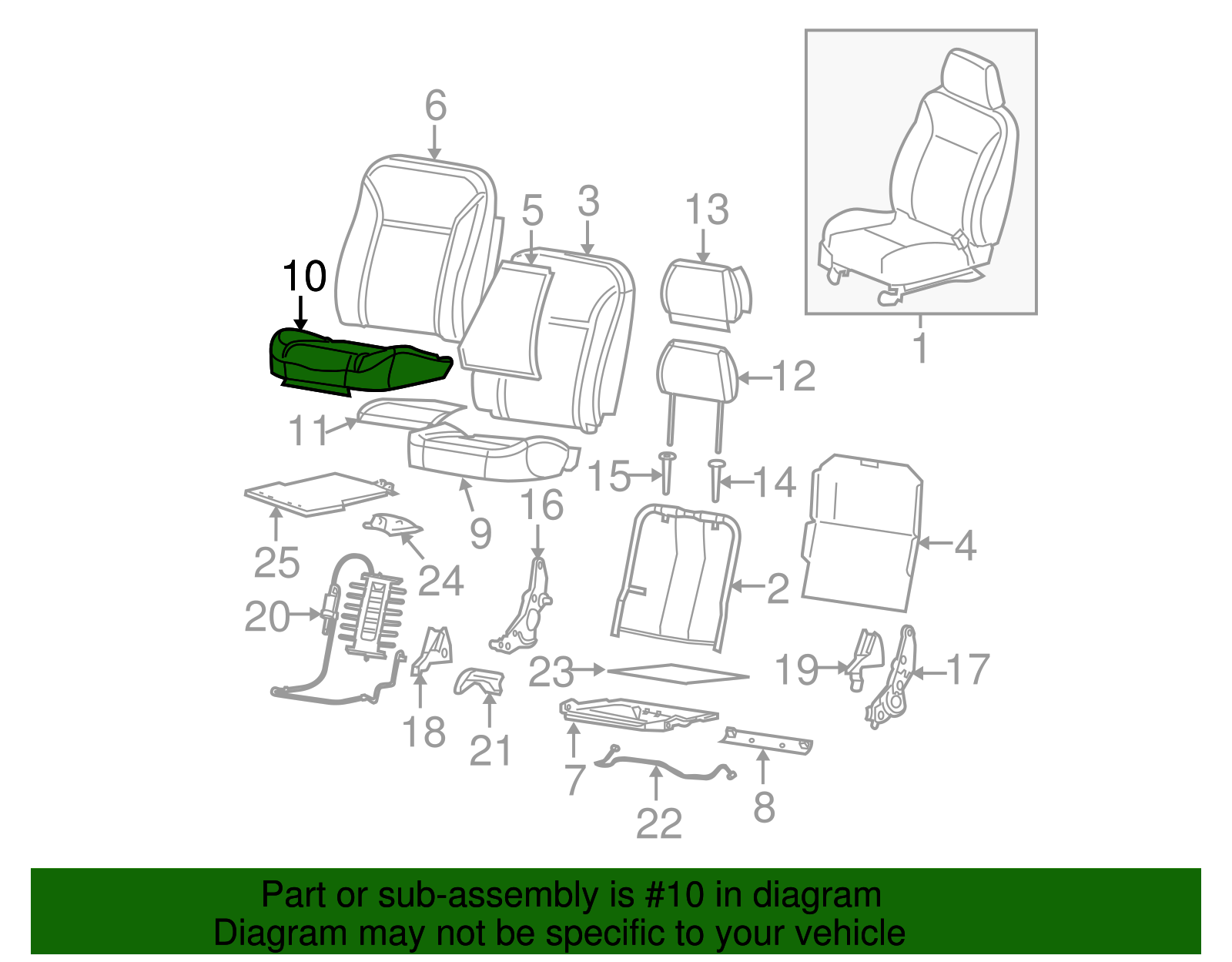 Cushion Cover - GM (89042805)