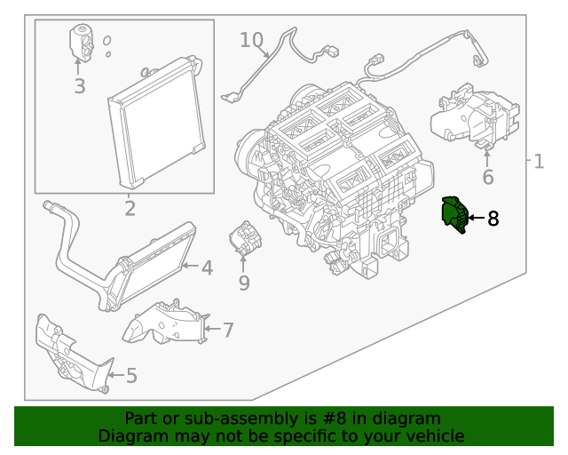 277326RF2A Actuator 20212023 Nissan Rogue Nissan OEM Parts Outlet