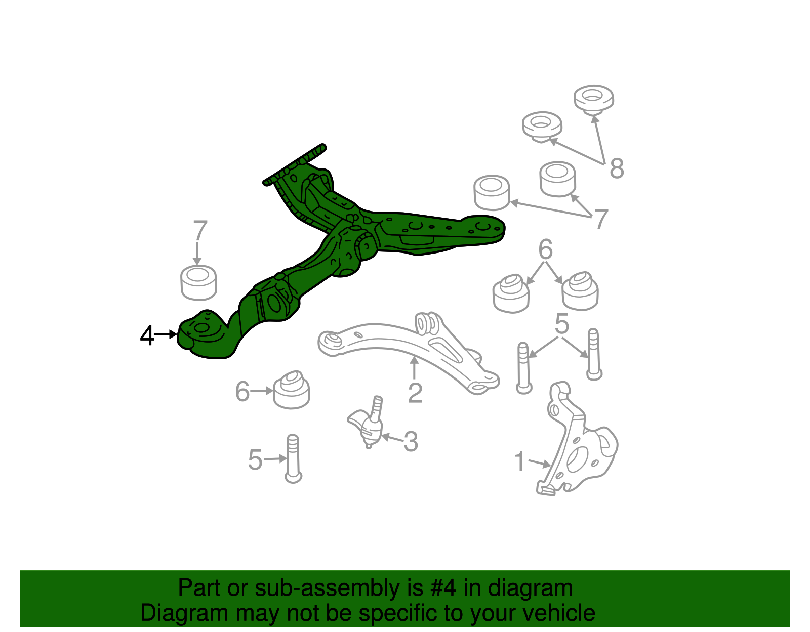 Engine Cradle - GM (25671060)