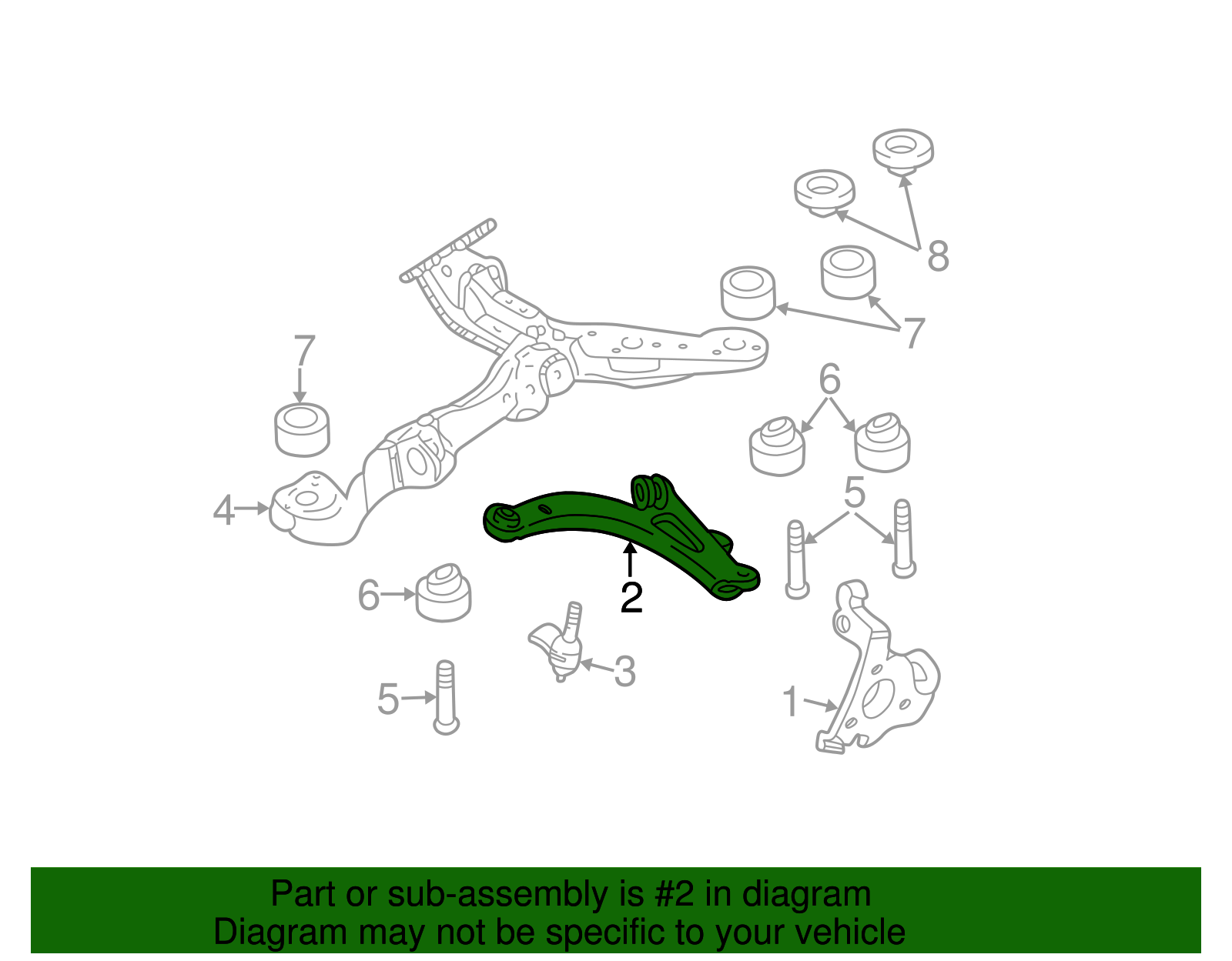 Lower Control Arm - GM (25660353)