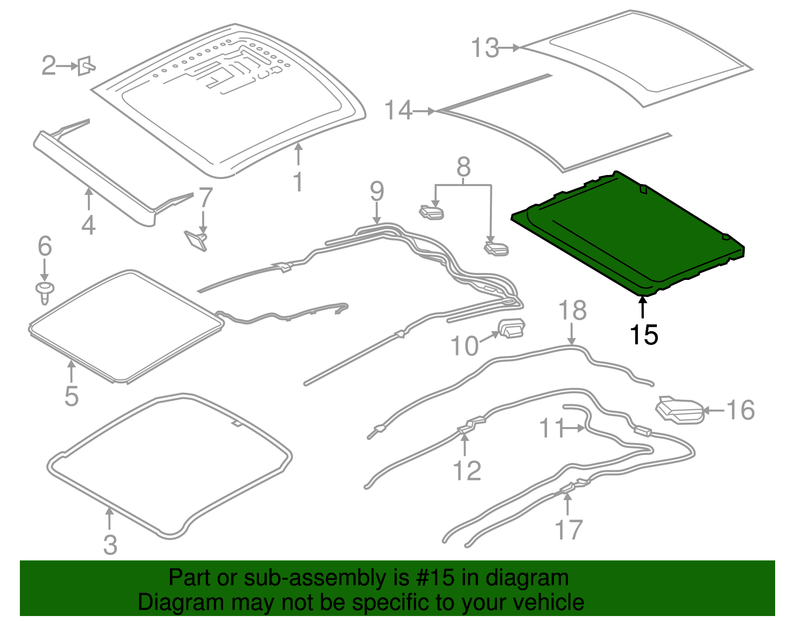 Sunshade - Ford (GP5Z-54519A02-AE)