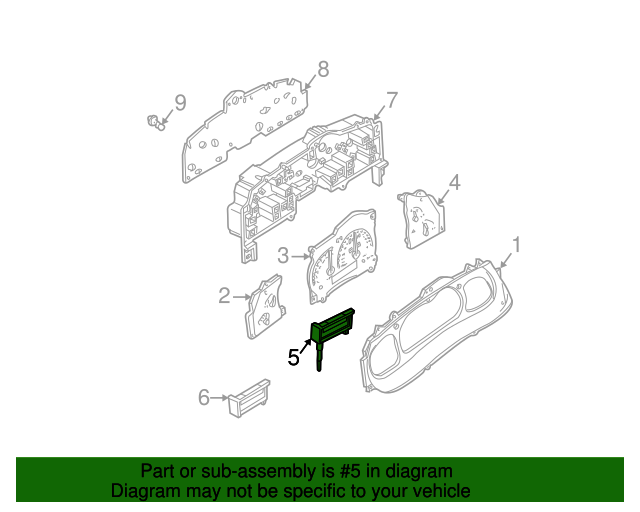 19982003 Ford Shift Indicator F87Z7A110AA Blue Springs Ford Parts