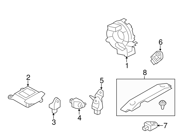 Subaru Xv Rab Control Module 2014-2015 Subaru XV Crosstrek Control Module 98221FJ420 | Subaru Parts ...