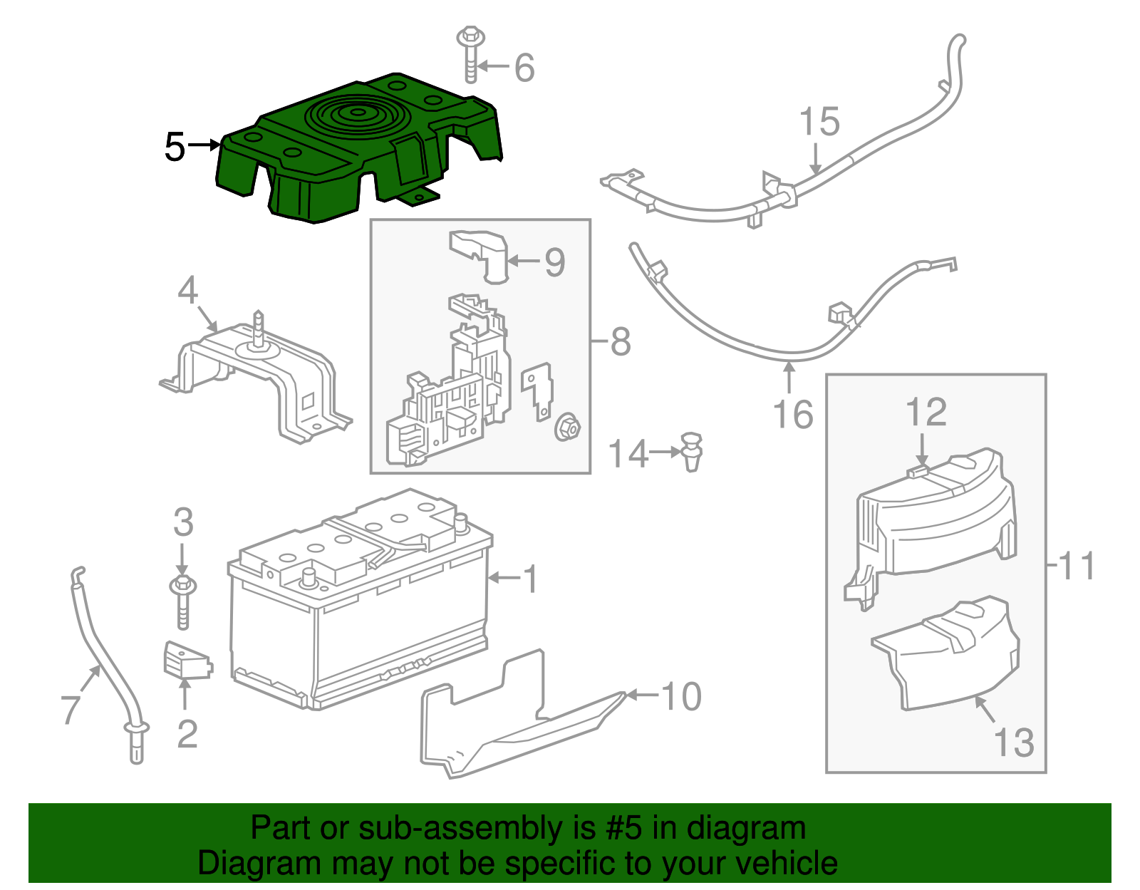 Battery Cover - GM (84029770)