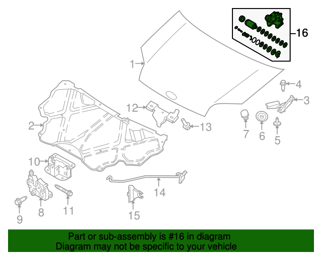 2013 Ford Transit Connect Lock & Cylinder DT1Z16C826A QuirkParts