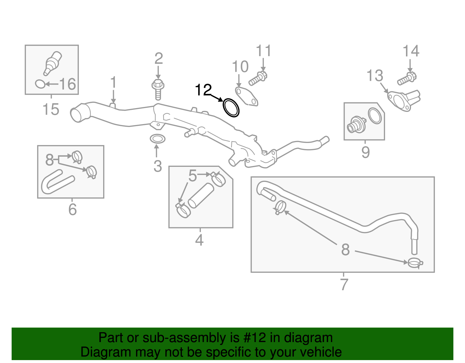 Cover O-Ring - Scion (SU003-04125)