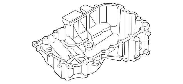 11 13 7 603 638 Engine Oil Pan 12 16 Bmw 528i Xdrive Buy Bmw Parts Now