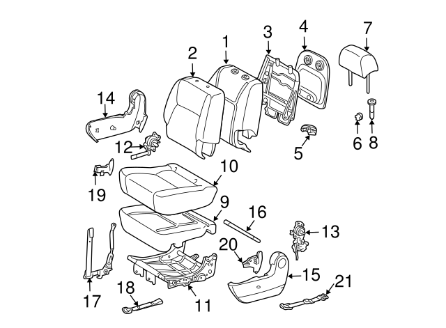 TOYOTA Genuine 79011-AE450-E2 Seat Cushion Cover Sub Assembly TOYOTA Genuine 79011-AE450-E2 Seat Cushion Cover Sub Assembly