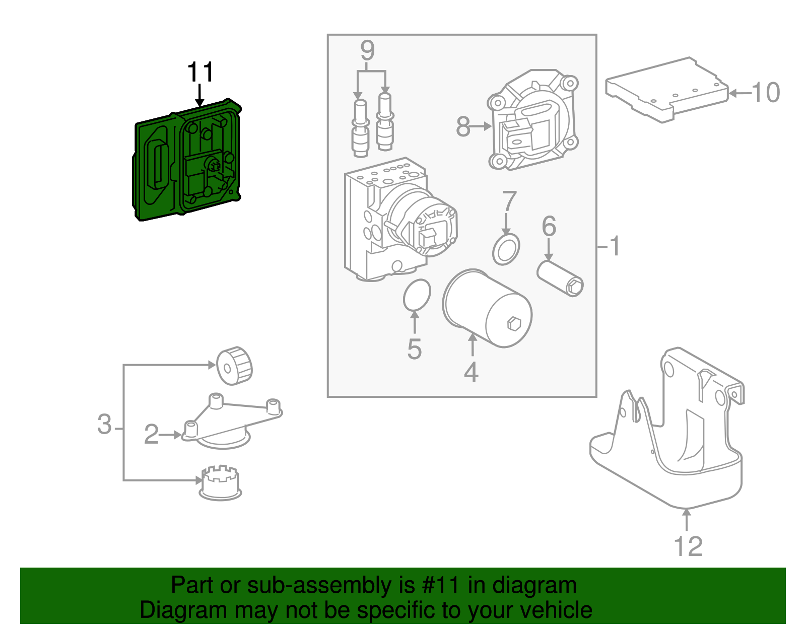 Electronic Brake Control Module - GM (84078739)