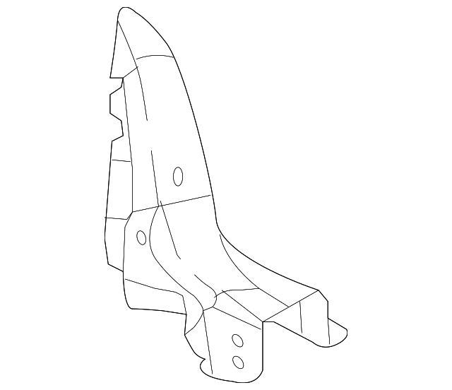 Rear Driver Side Wheelhouse Panel Gusset - GM (84101696)