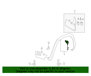 2020-2024 Volkswagen Wheel Opening Molding Clip WHT-008-801 | OEM Parts ...