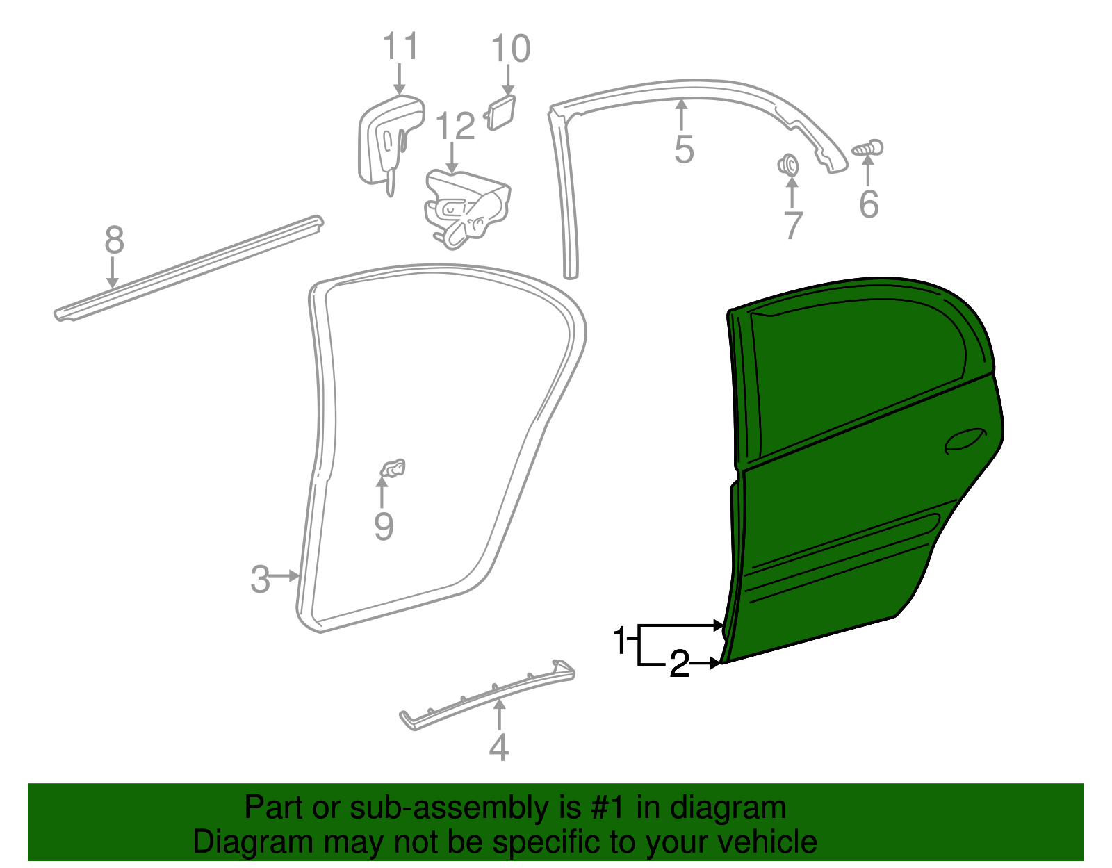 Door Shell - Buick (25768770)