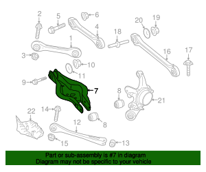 33326884694 - 2012-2023 BMW Lower Control Arm (33-32-6-884-694) | BMW ...