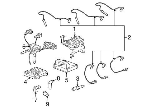 ignition system for 2006 pontiac torrent base gmpartsnow 94 Pontiac Transport Engine Bay Diagrams