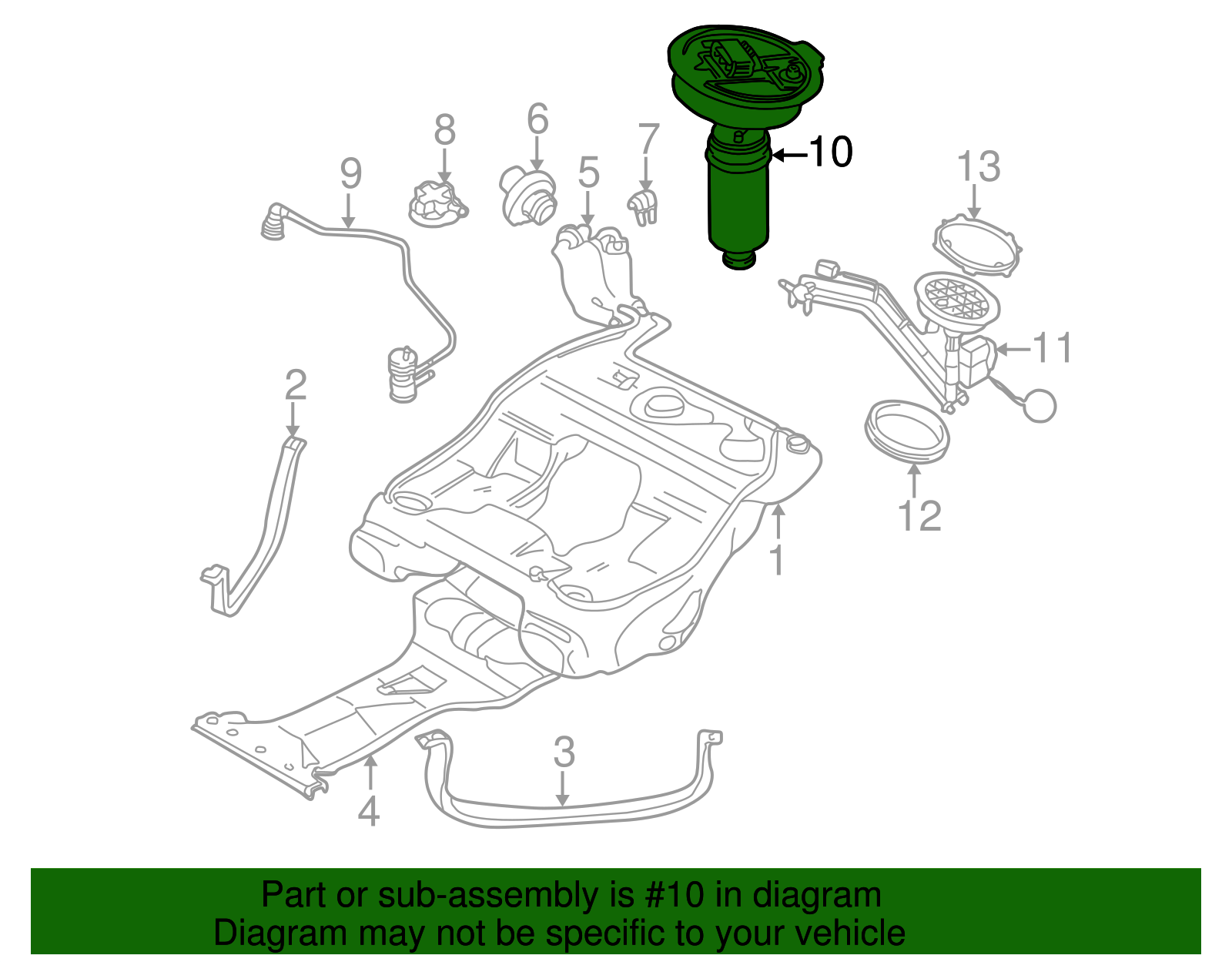 Fuel Pump Assembly - Volkswagen (8E0-906-087-E)