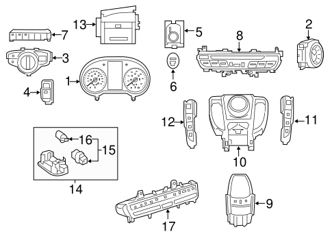 Parking Brake for 2017 Mercedes-Benz C 300 #0