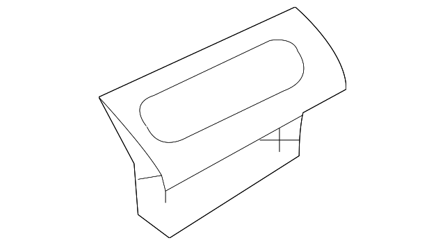 Charcoal Passenger Side Door Pull Handle - GM (96462192)