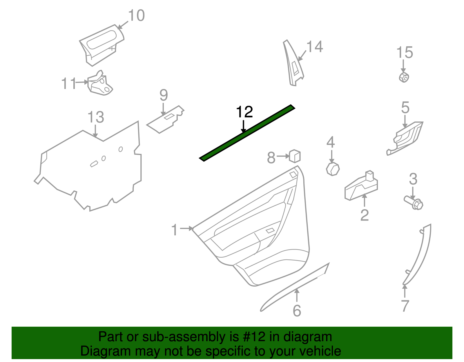Sealing Strip - GM (96805871)