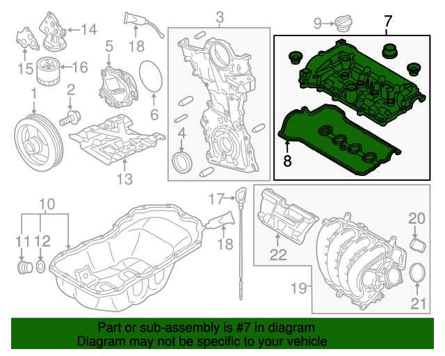 20152020 Mazda 3 Valve Cover PEDD10210