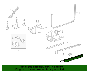 207-680-57-01-9051 - Door Sill Plate 2011-2017 Mercedes-Benz ...