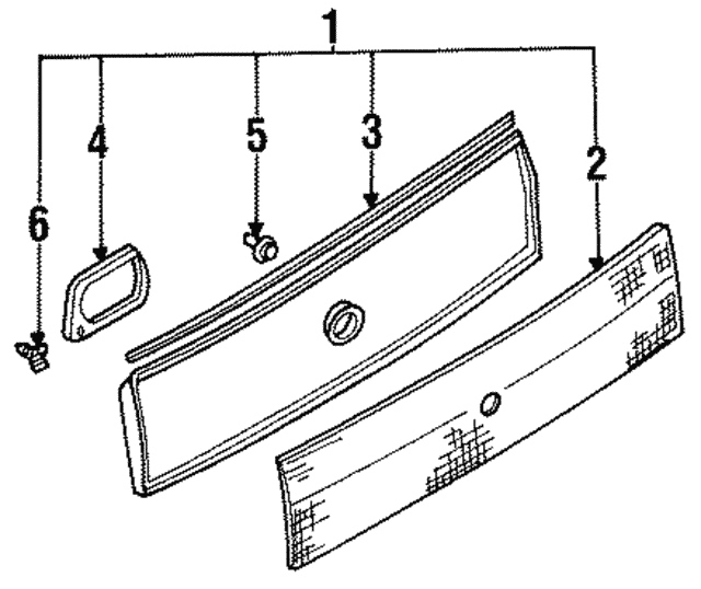 B596-50-852 - Lens - 1992-1994 Mazda 323 | Werner Mazda Parts