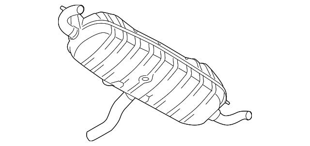 Rear Muffler - Volkswagen (7L6-253-609)