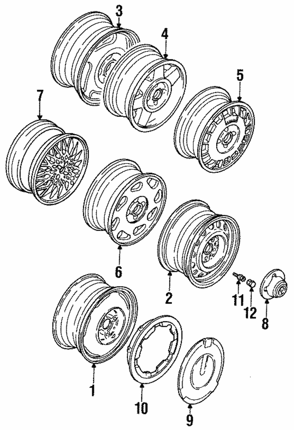 Hub Cap - Volkswagen (871-601-171)