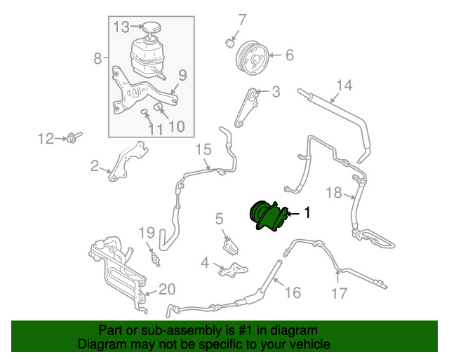 443100E010 Power Steering Pump 20042006 Lexus RX330 Lexus of