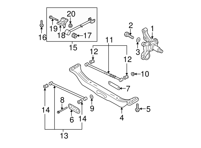 Kia 55215-2F000 Suspension Control Arm Bushing