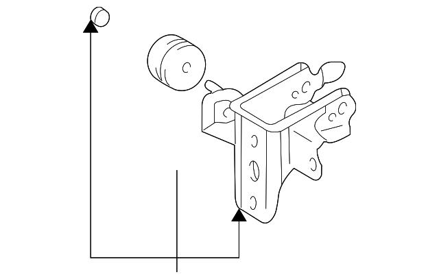 Rear Mount Bracket - Scion (12303-21070)
