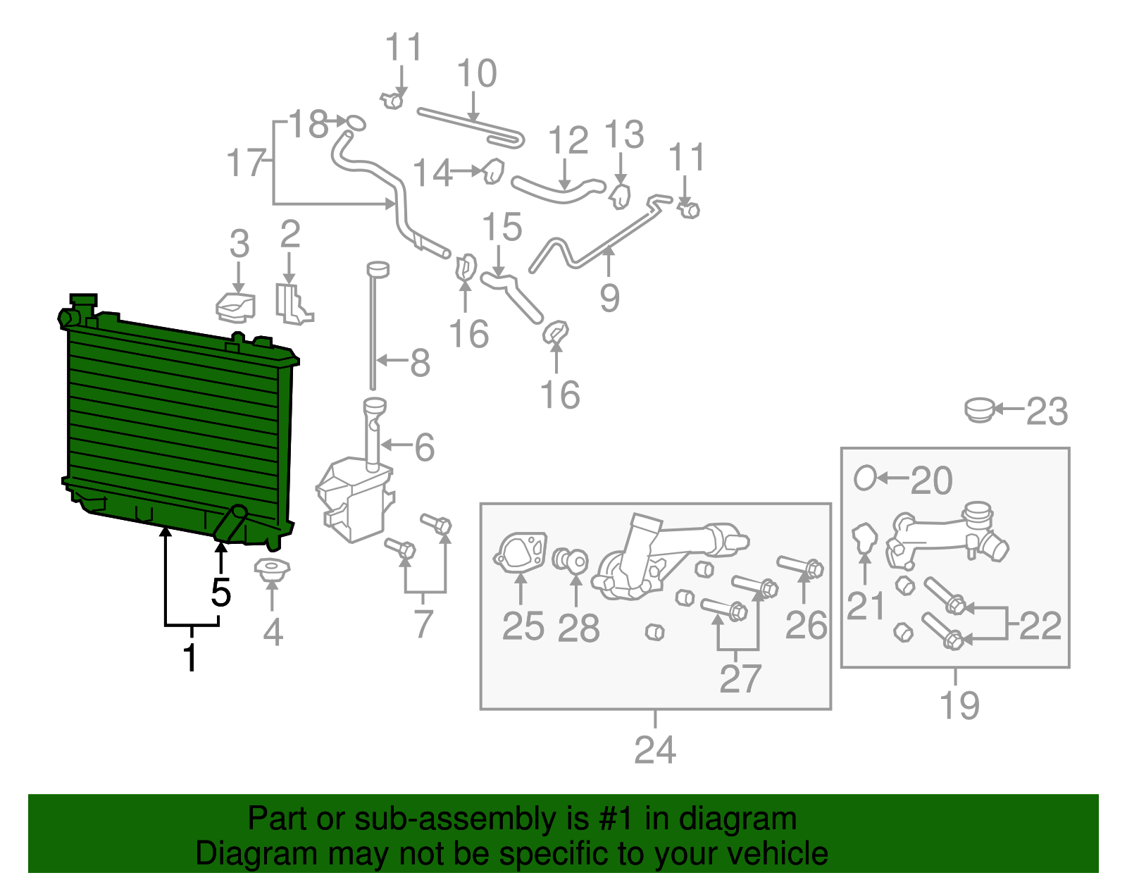 Radiator - GM (92253246)