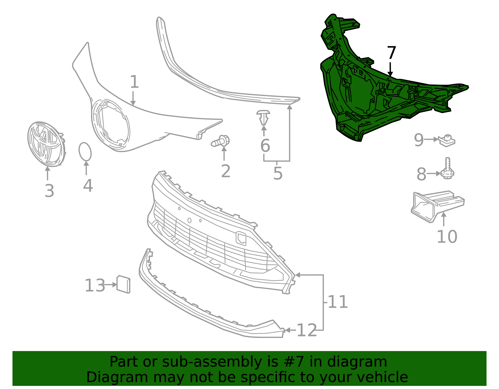 Mount Frame - Toyota (53112-10090)