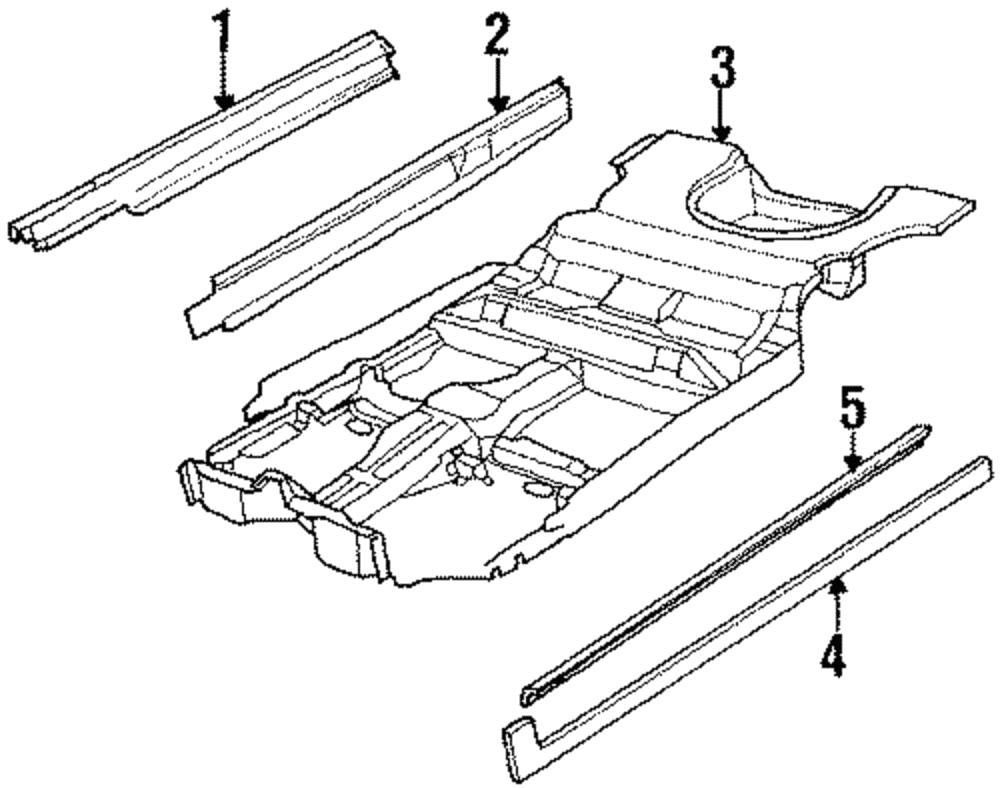 Molding Kit-Rkr Panel Left-hand - GM (12395005)