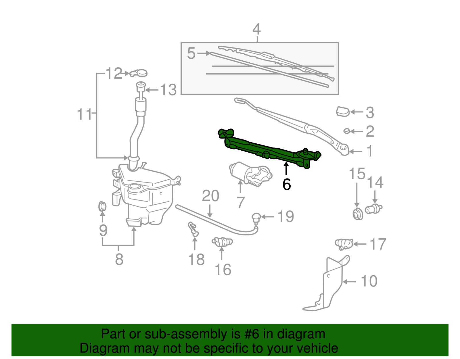 Linkage Assembly - Toyota (85150-35170)