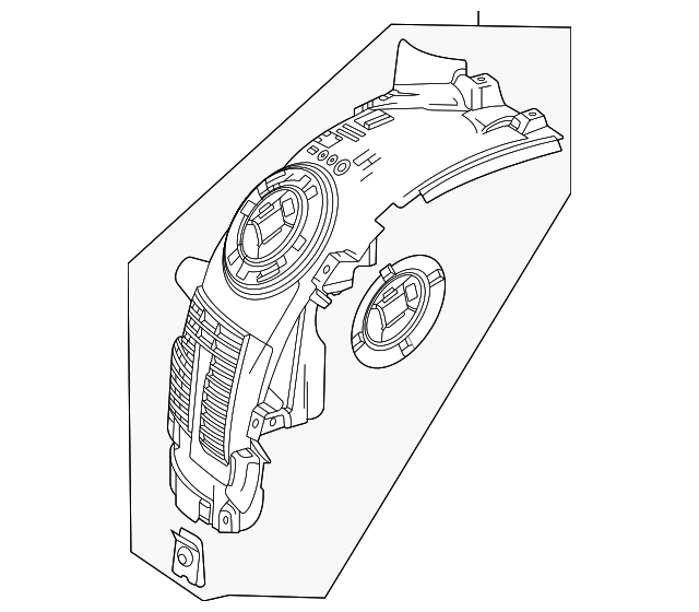 247-884-03-00 - Ft Fender Liner 2020-2023 Mercedes-Benz | Mercedes 