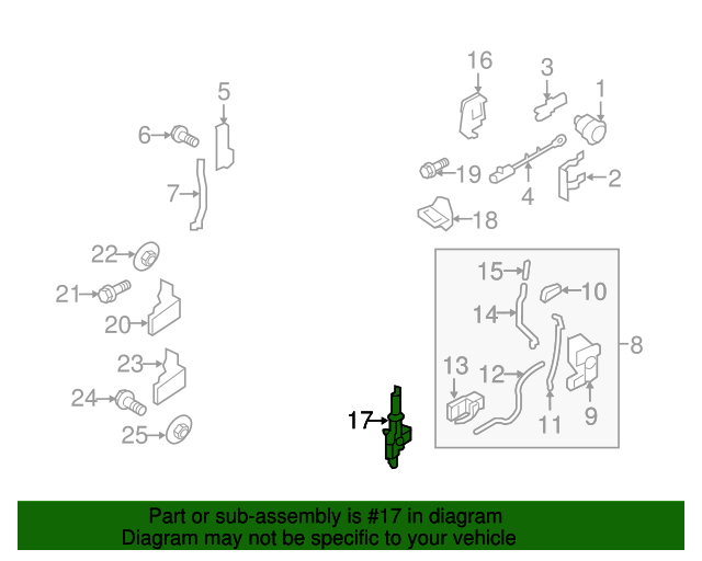 20042021 Ford OEM NEW 0419 Ford E150 E250 E350 SD Power Door Lock