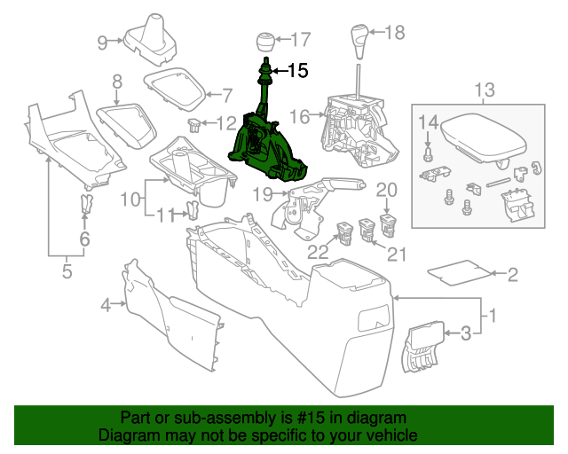 20142019 Toyota Gear Shift Assembly 3353012C40 Toyota Parts Center