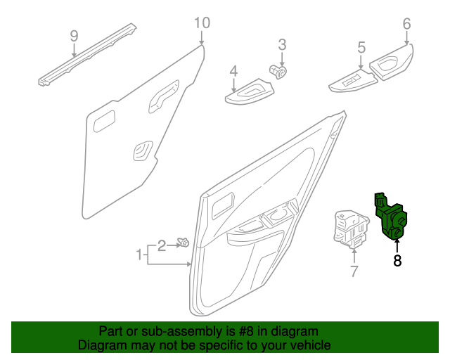 20002008 Nissan Door Jamb Switch 253604Z010 OEM Parts Online