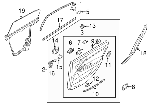 Genuine Hyundai 88170-3N600-HZ Seat Shield Cover