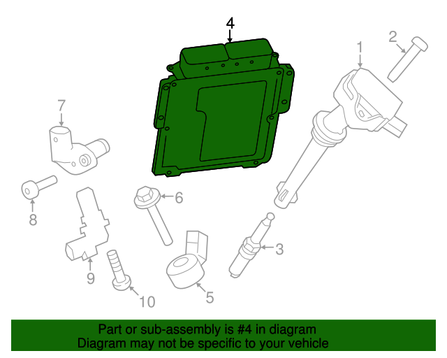 Genuine OEM Engine Control Module Part LR135917 Fits 20182021 Land Rover Up To 35 Off On