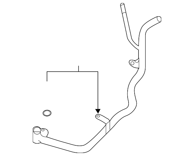 14049AA820 Engine Coolant Bypass Pipe 20192023 Subaru Subaru