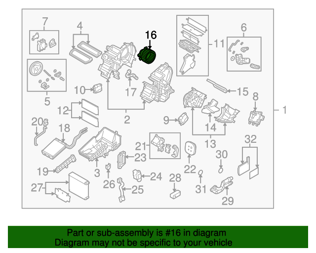 2013 Mazda 3 Blower Motor bbp261b10