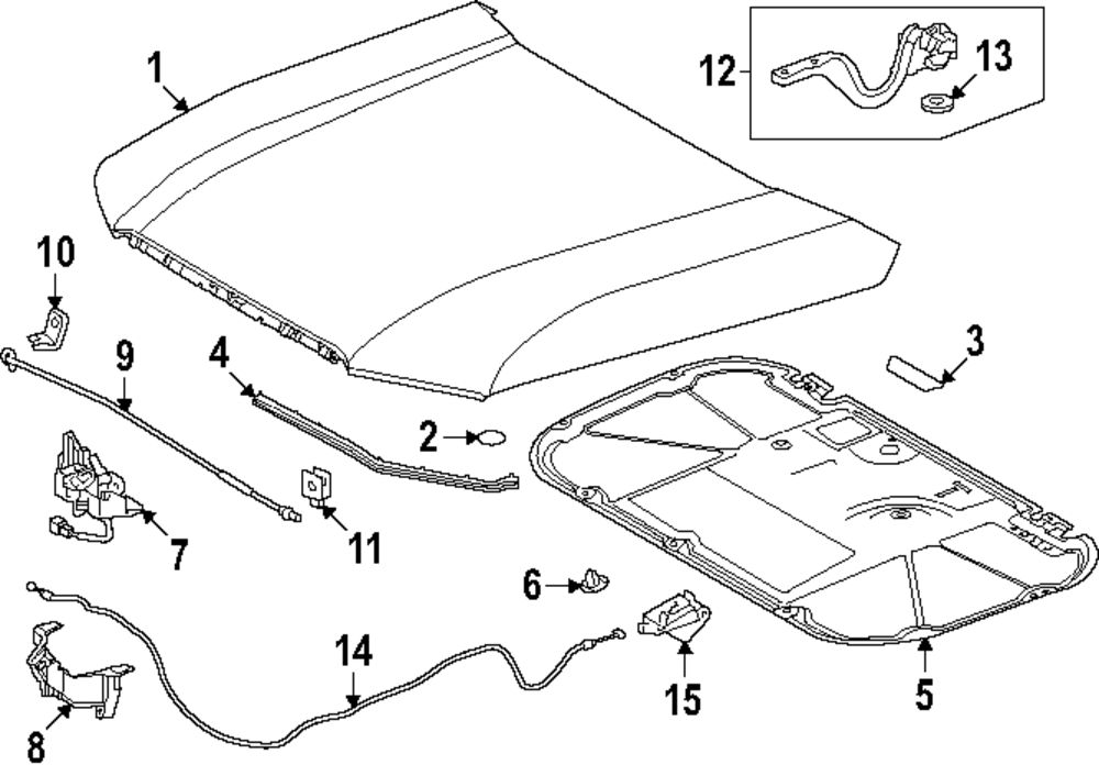 Lock Assembly - Toyota (53510-60540)