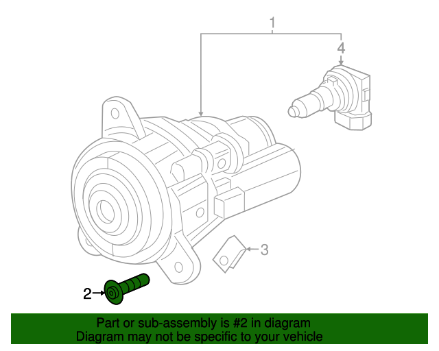 Tail Lamp Assembly Screw GM (11609457)