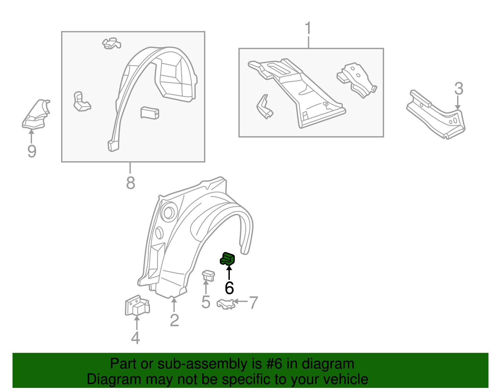 Bracket-F/Tnk Fil Pipe Shld Rear - GM (20274857)