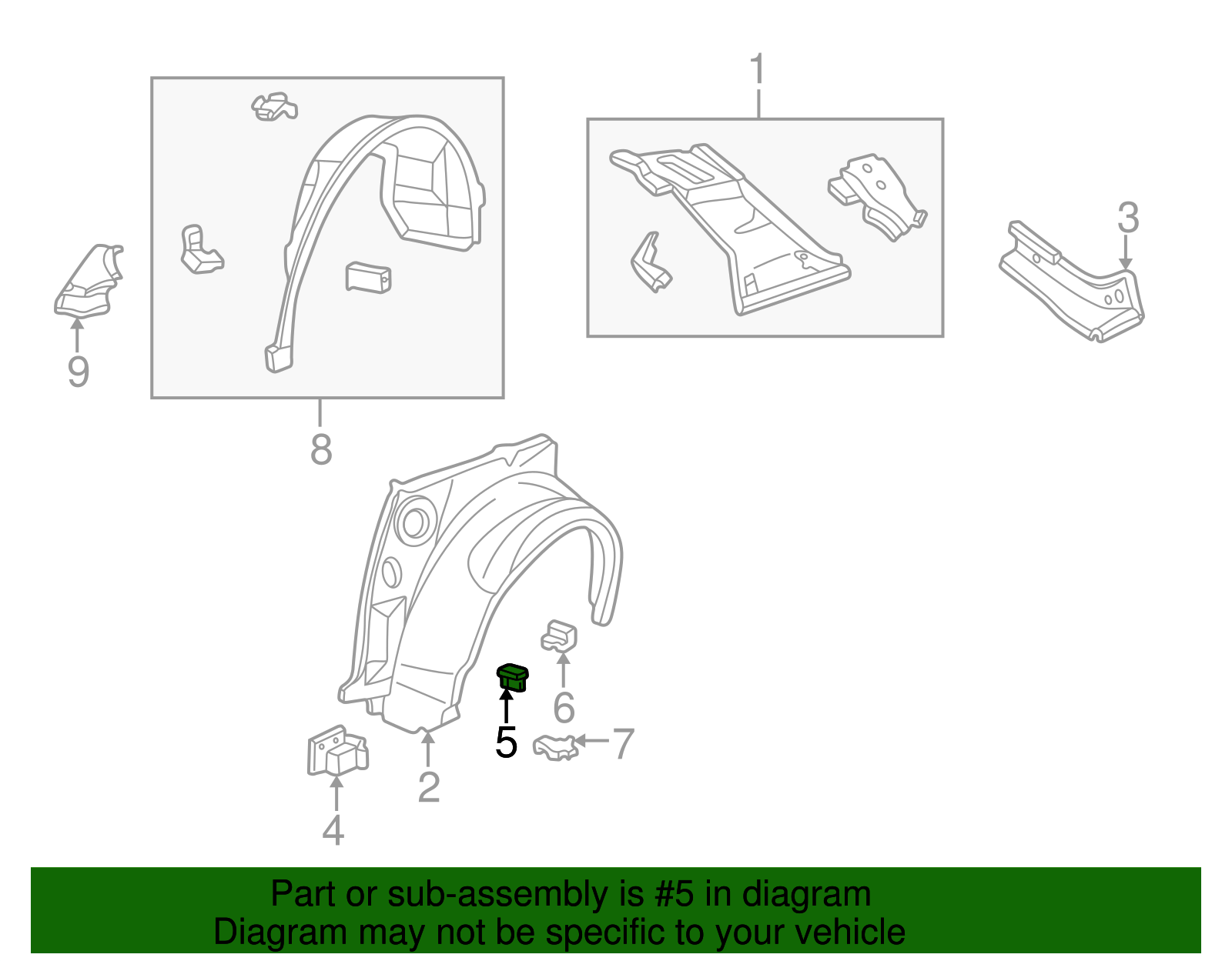 Mount Bracket - GM (20278773)