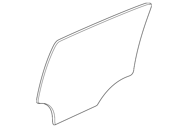 Passenger Side Rear Door Window - GM (95276492)