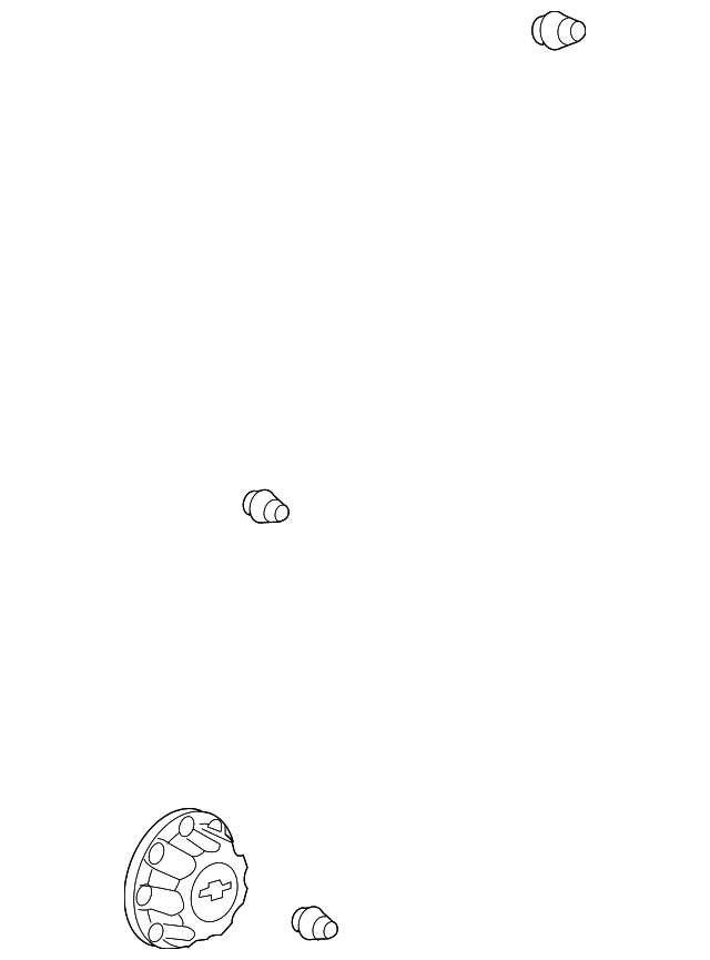 09595868 GM Hub Cap with Bowtie Logo GM Parts Store